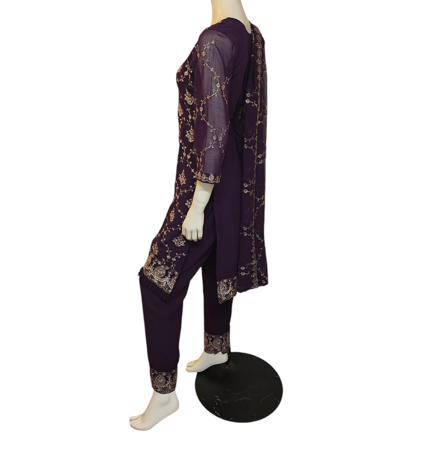 Purple Salwar Kameez