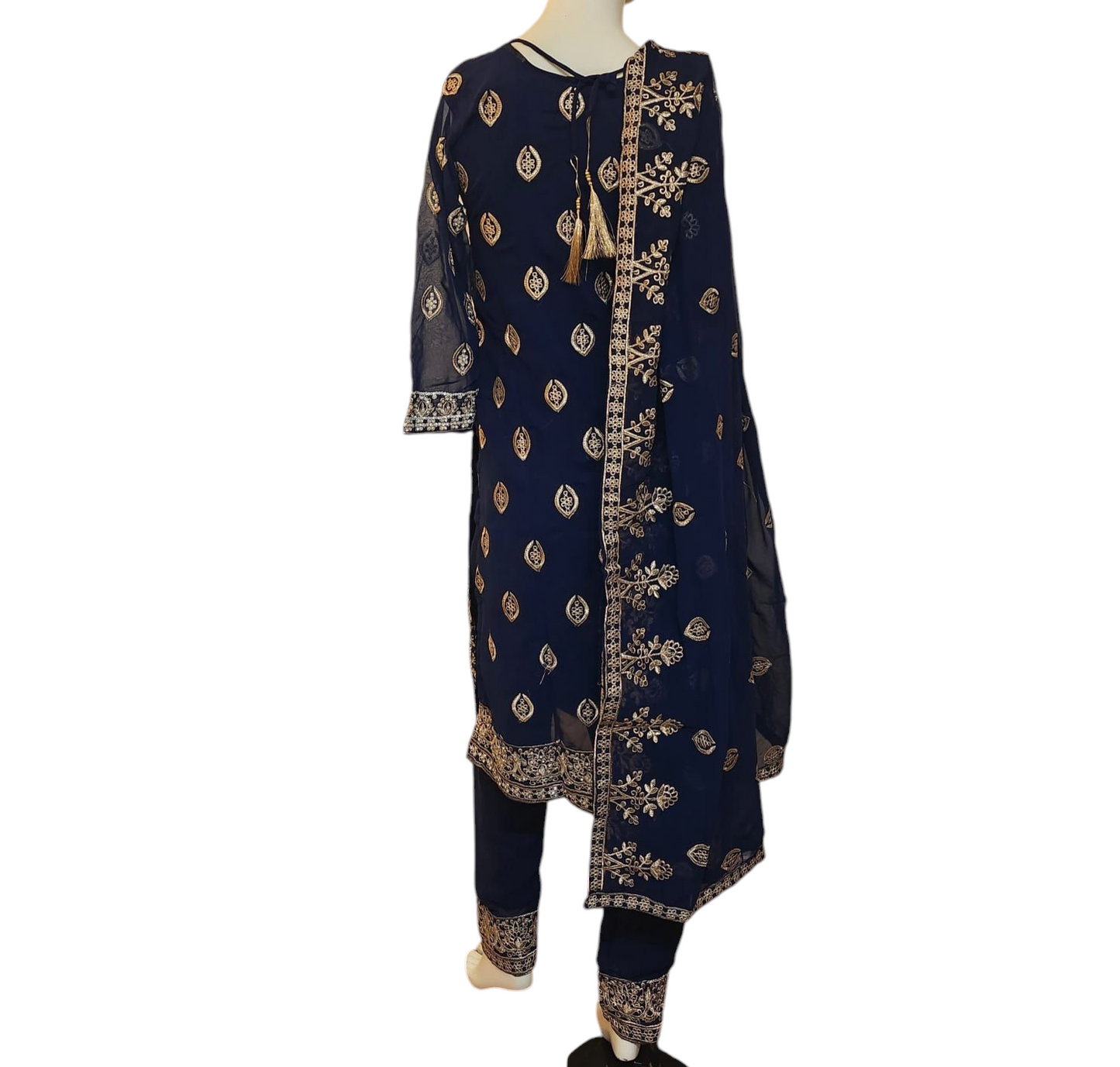 Space Navy Salwar Kameez