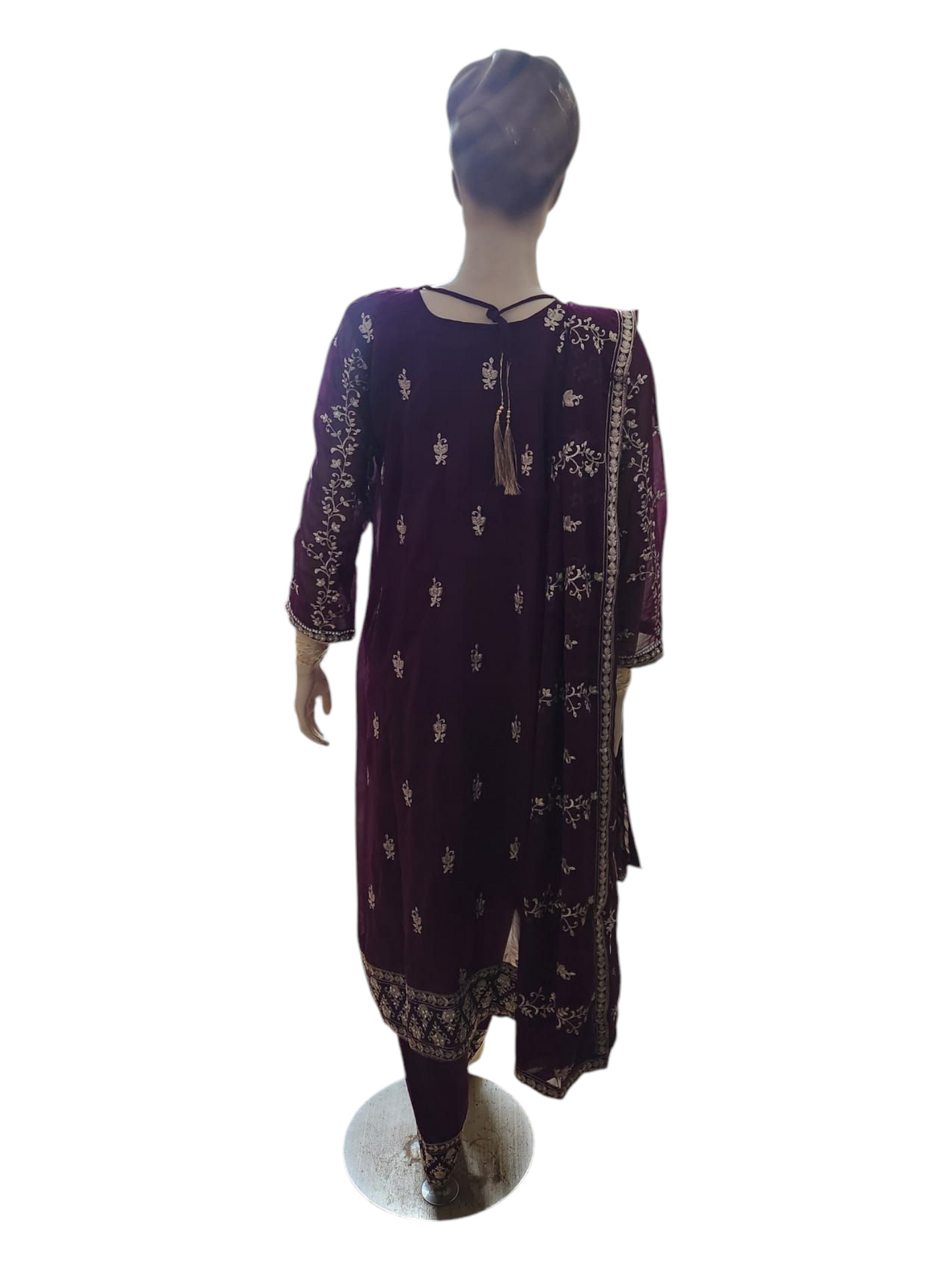 Plum Purple Salwar Kameez