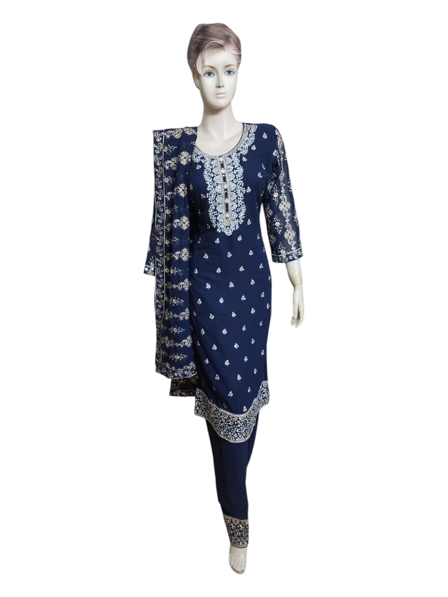 Midnight Navy Salwar Kameez