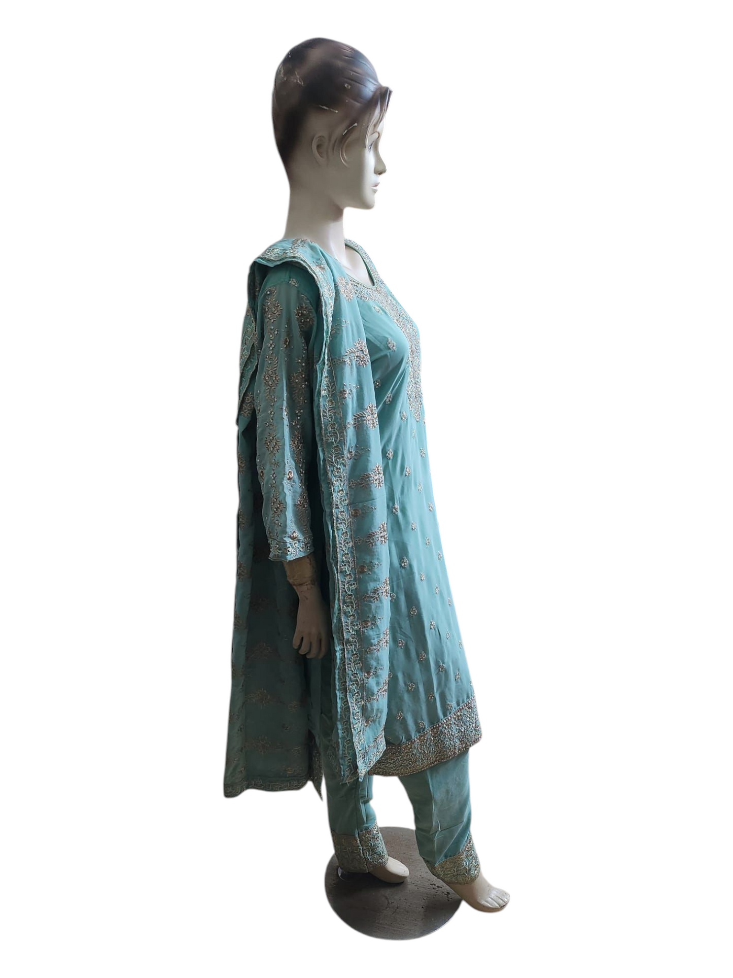 Mint Green Salwar Kameez