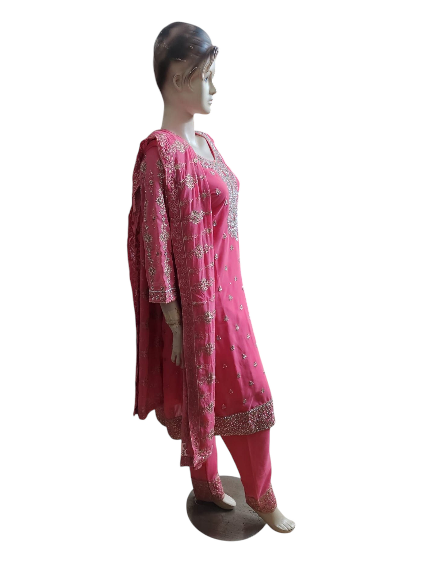 Bright Pink Salwar Kameez