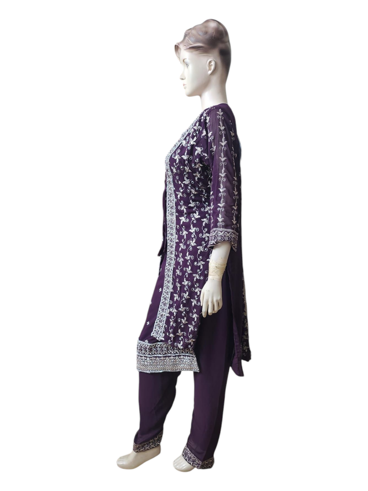 Aubergine Purple Suit