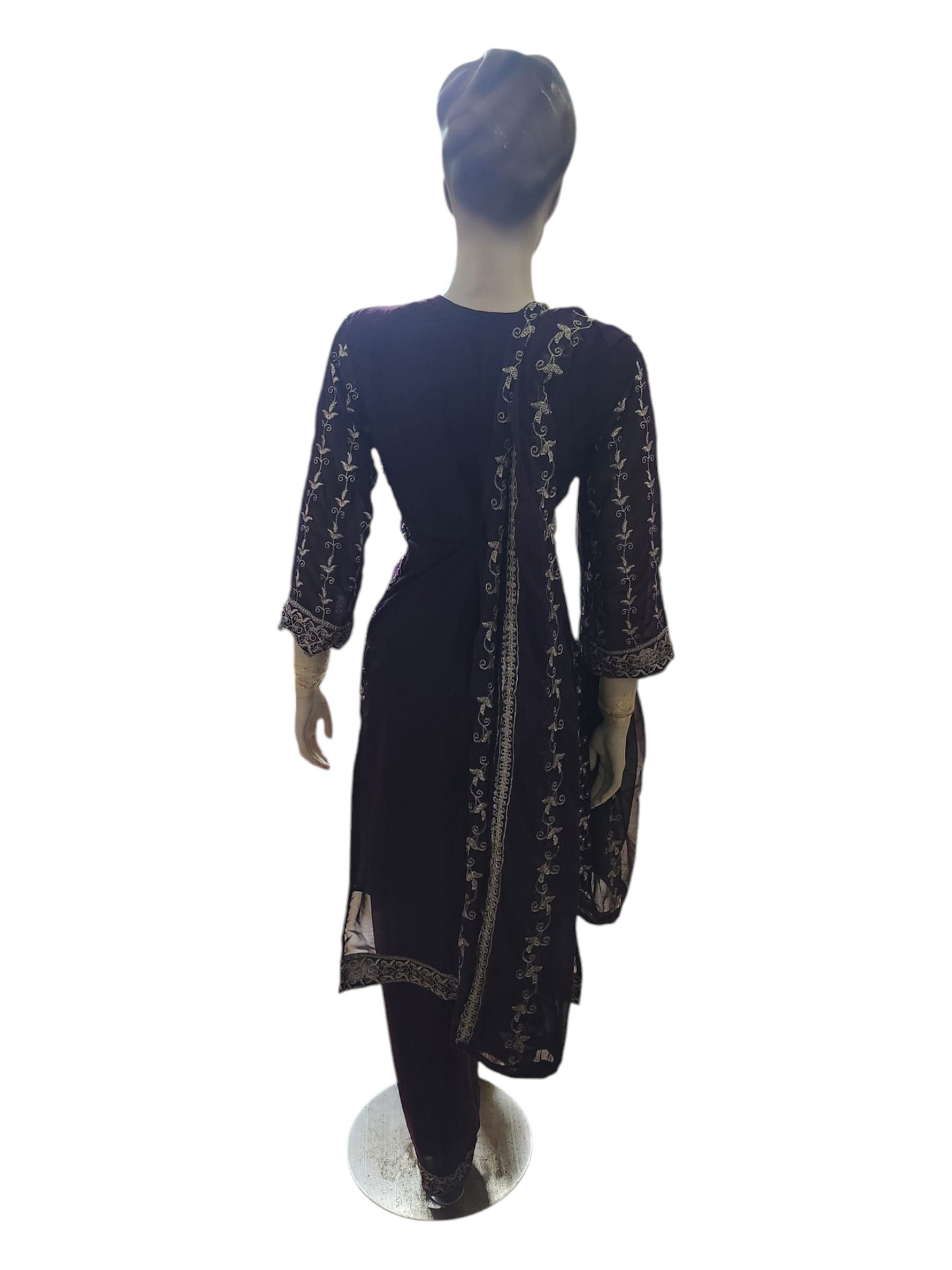 Aubergine Purple Suit