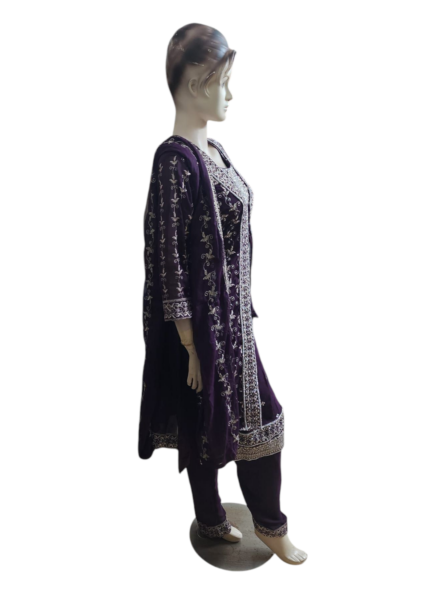 Aubergine Purple Suit