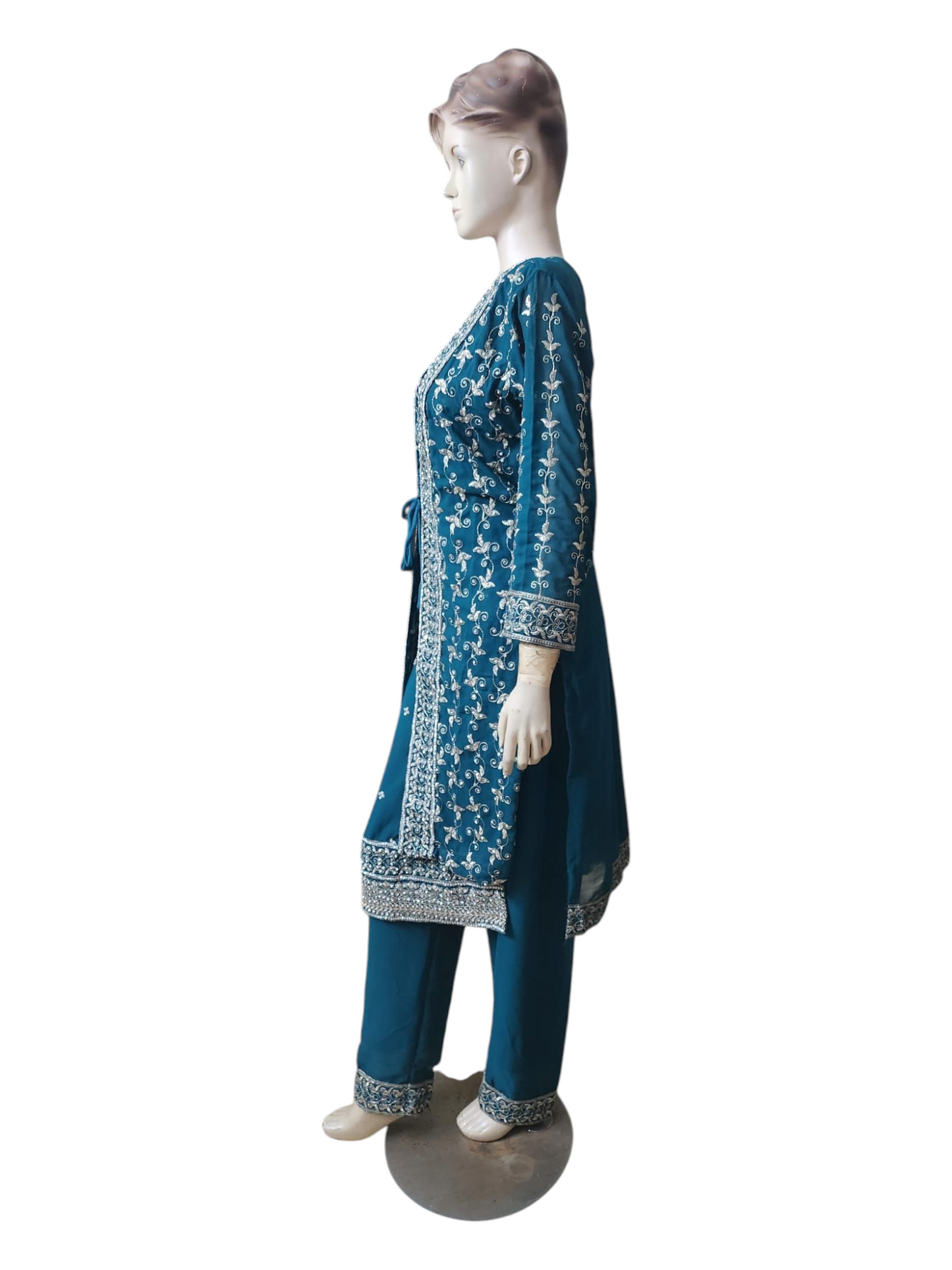 Turquoise Blue Suit