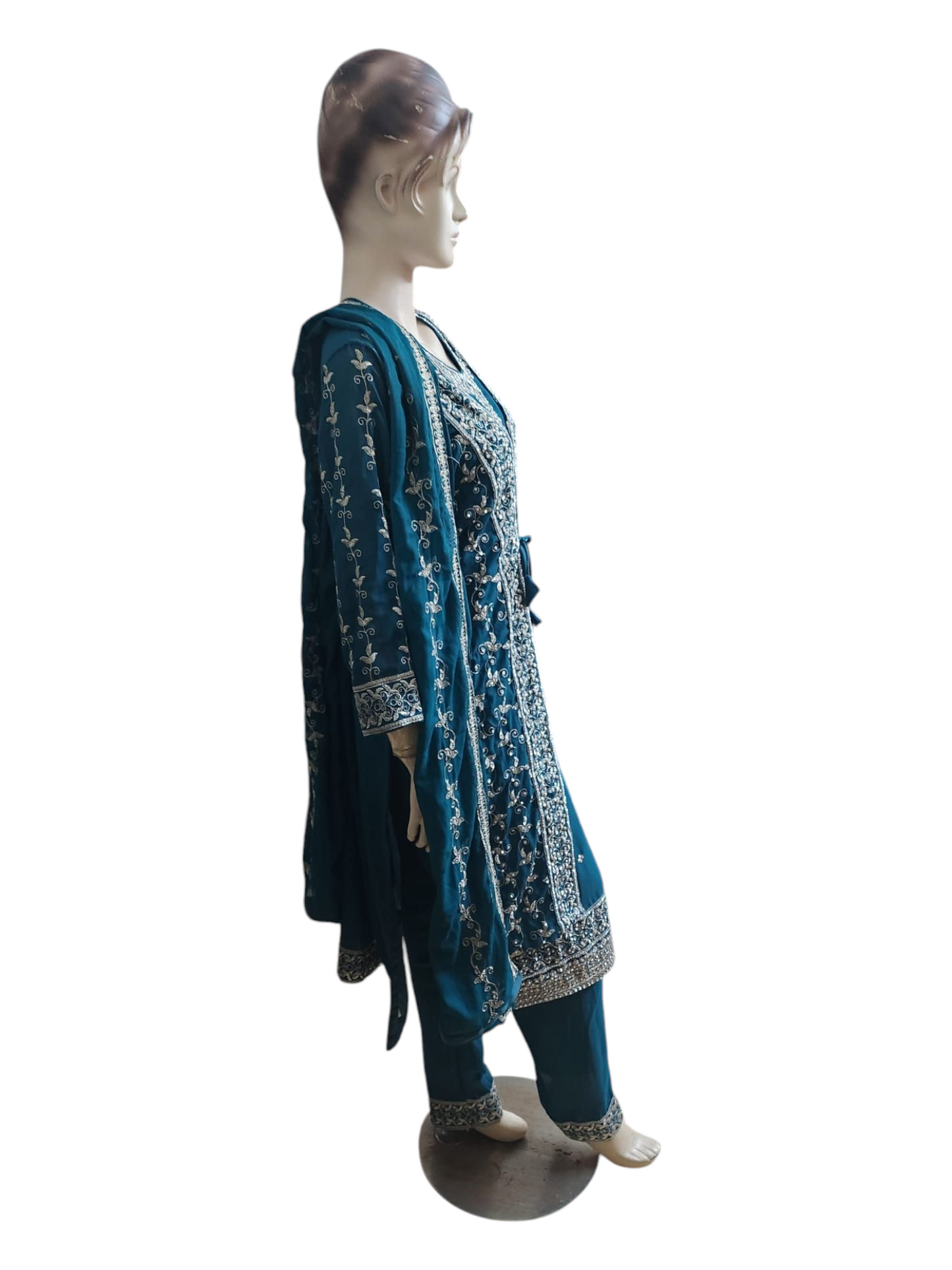 Turquoise Blue Suit