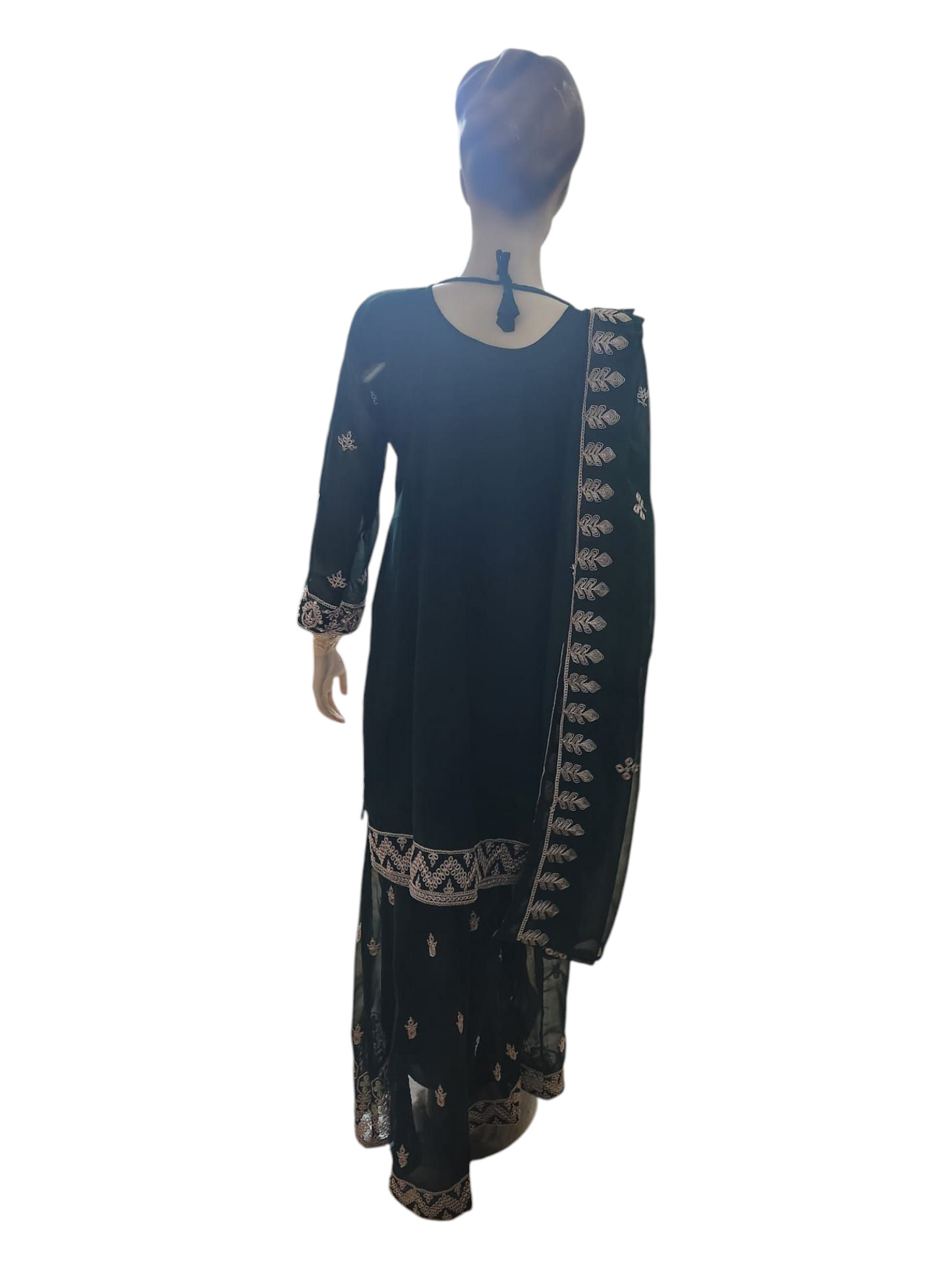 Winter Green Palazzo Suit