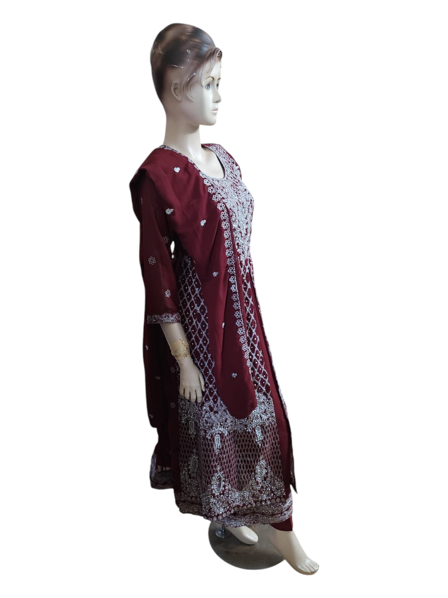 Deep Red Long Dress