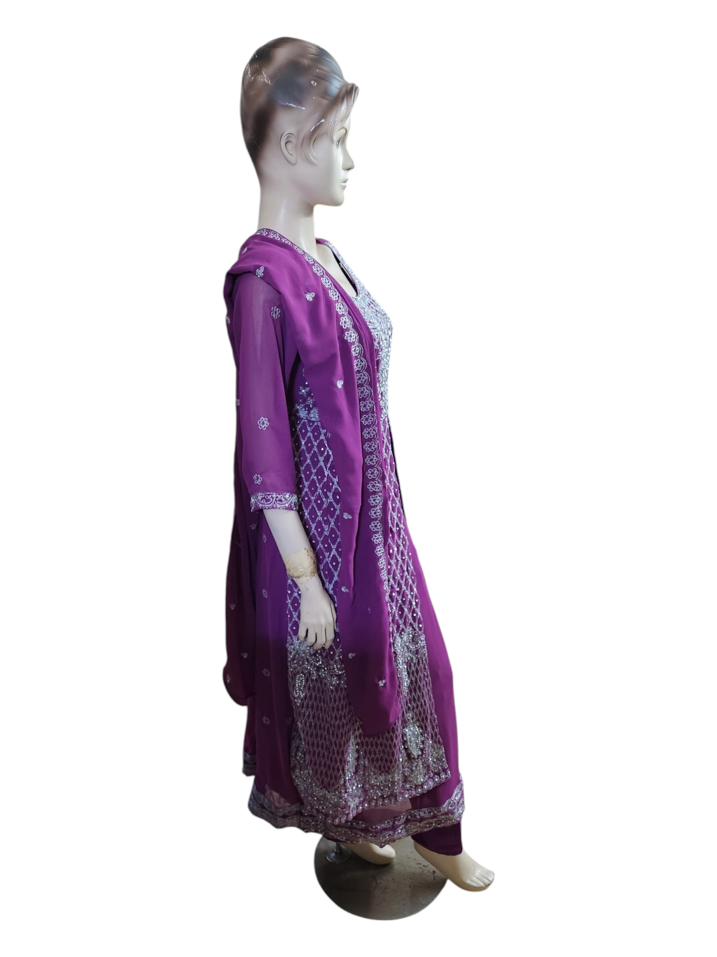 Bright Fuschia Long Dress