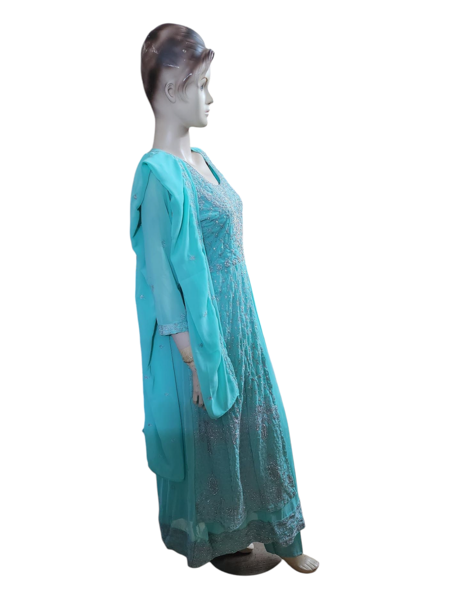 Mint Green Long Dress