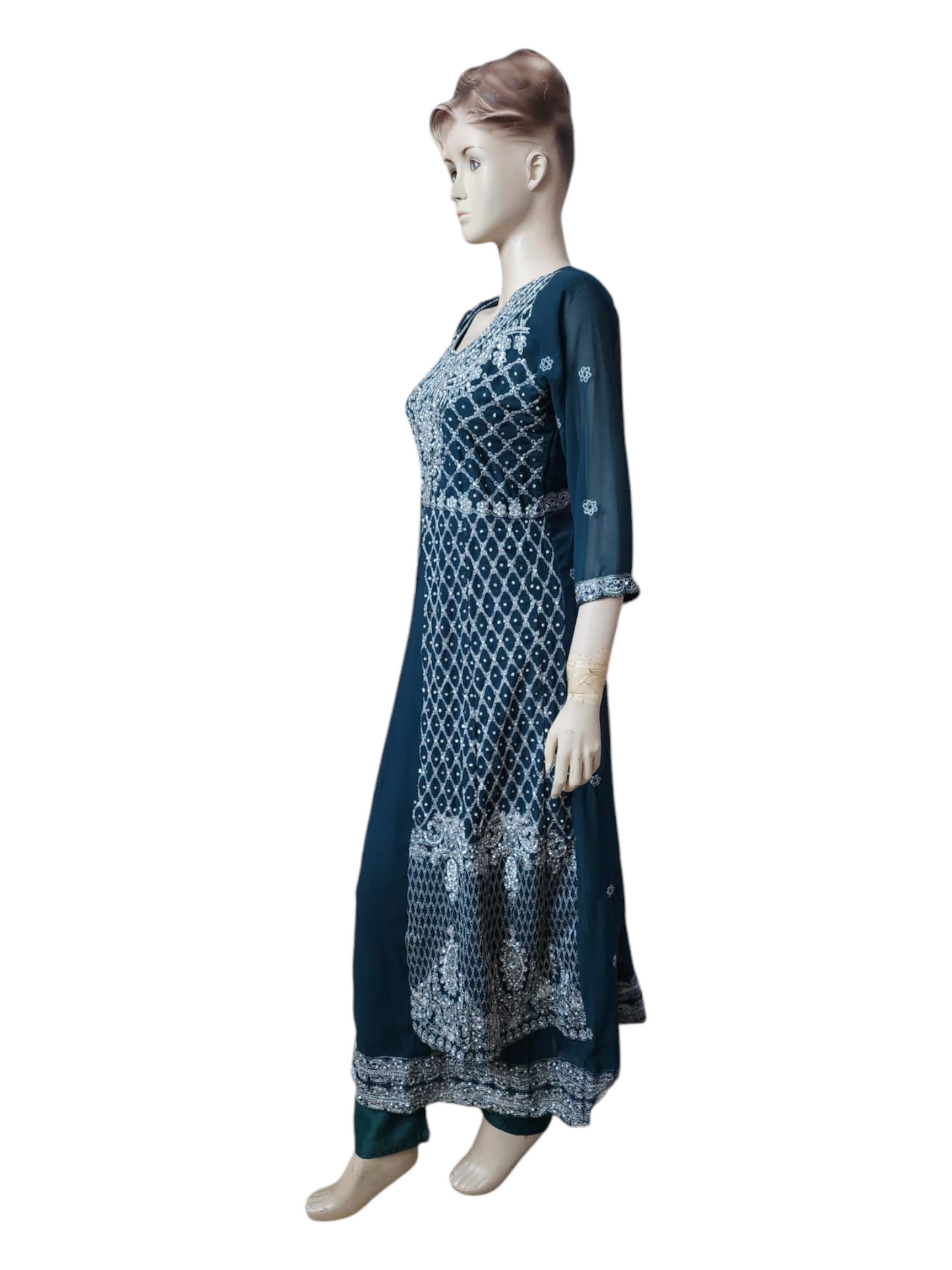 Emerald Green Long Dress