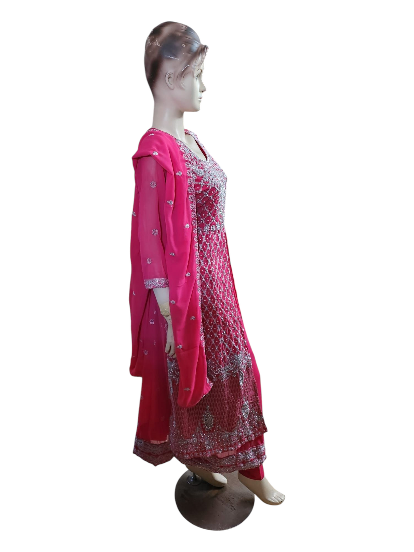 Hot Pink Long Dress