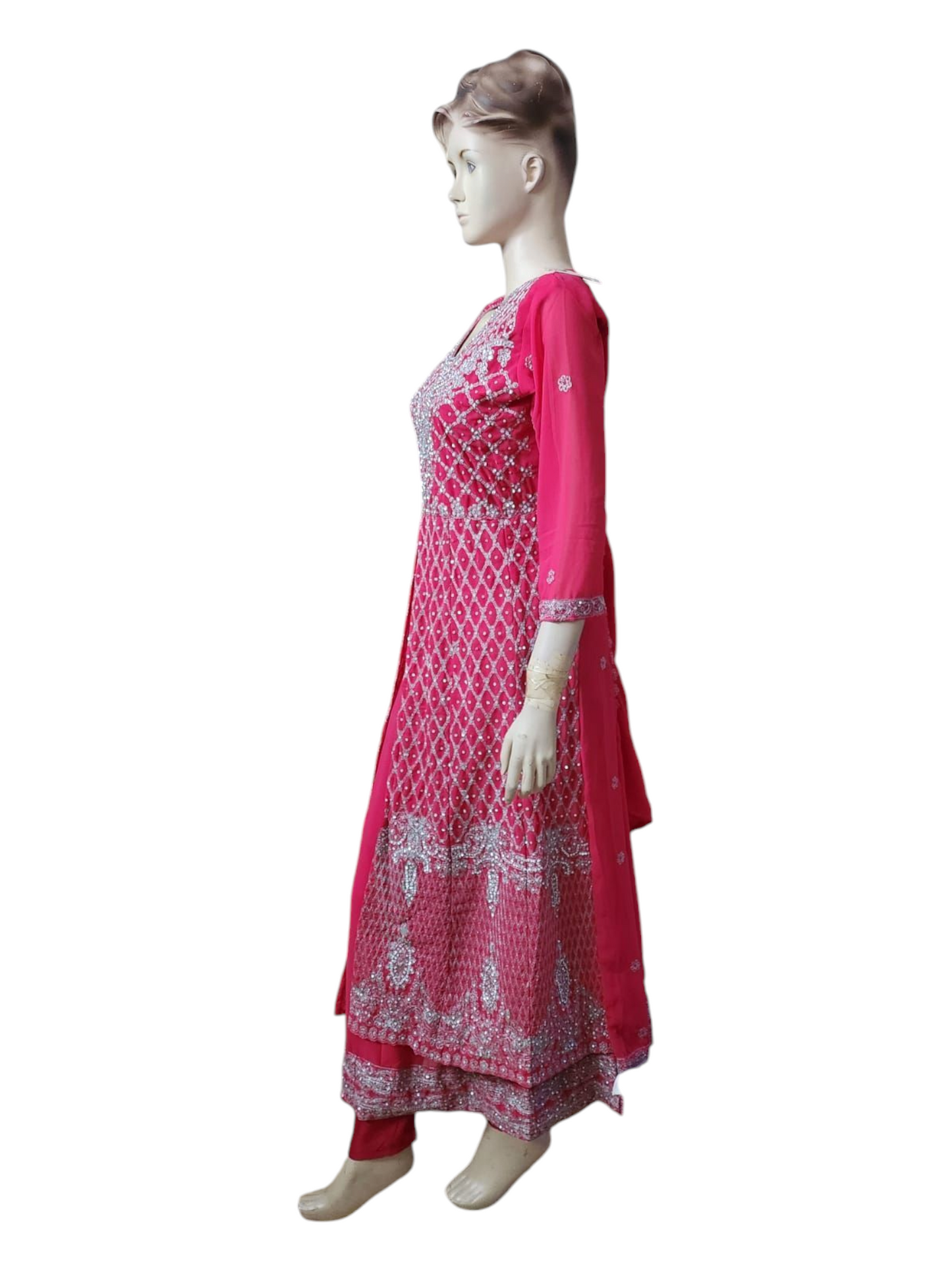 Hot Pink Long Dress