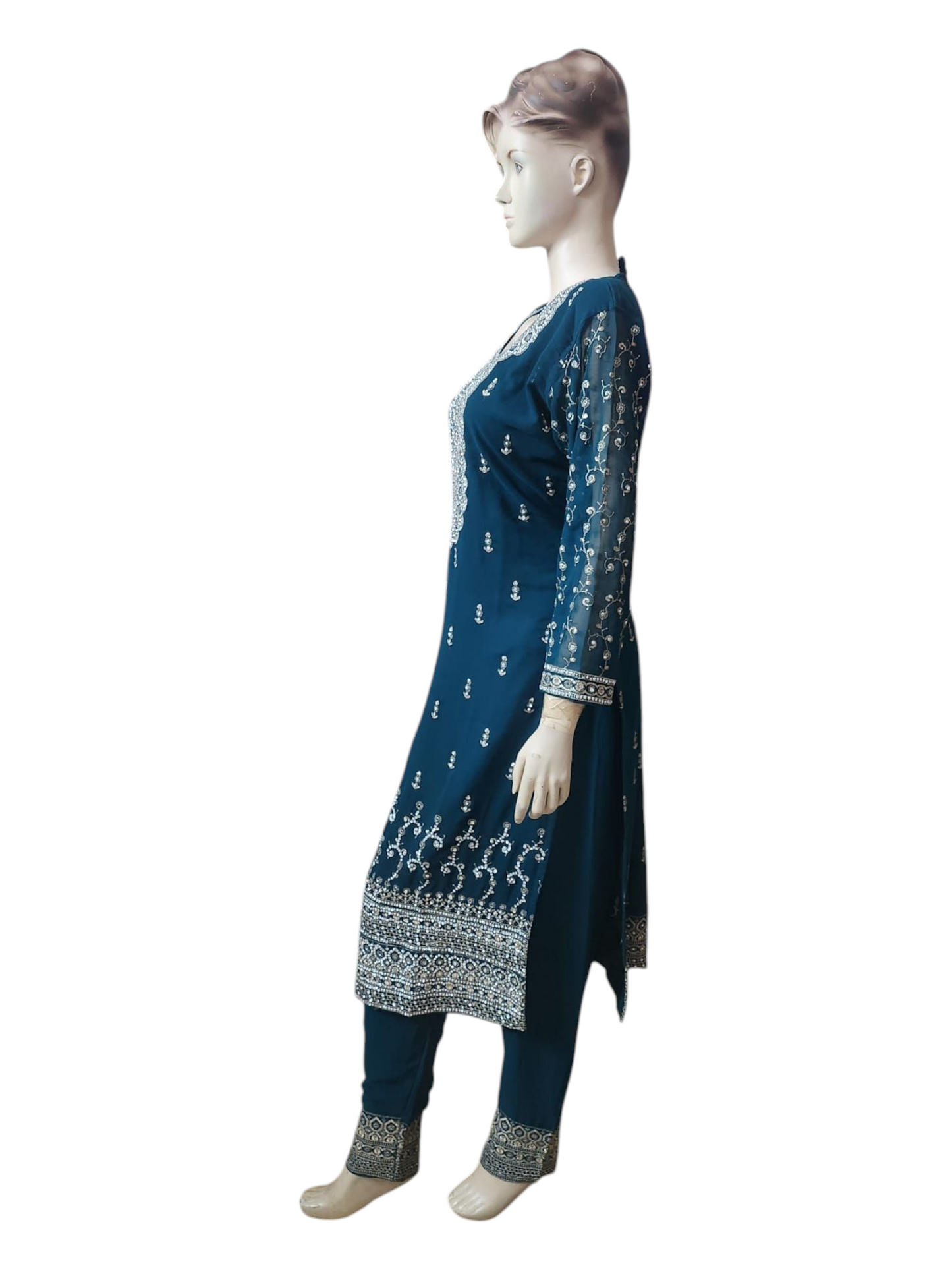 Turquoise Salwar Kameez