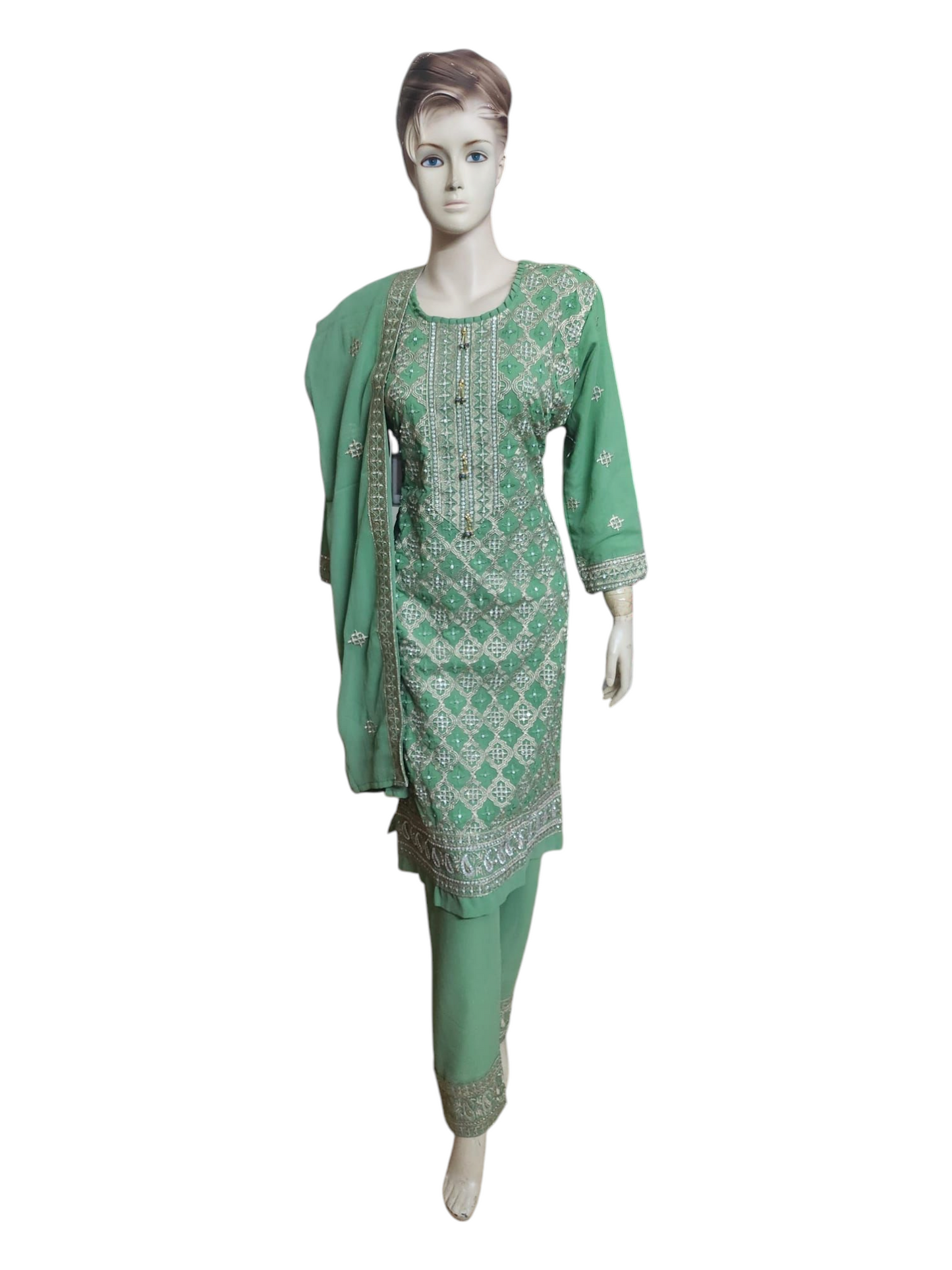 Pastel Green Salwar Kameez