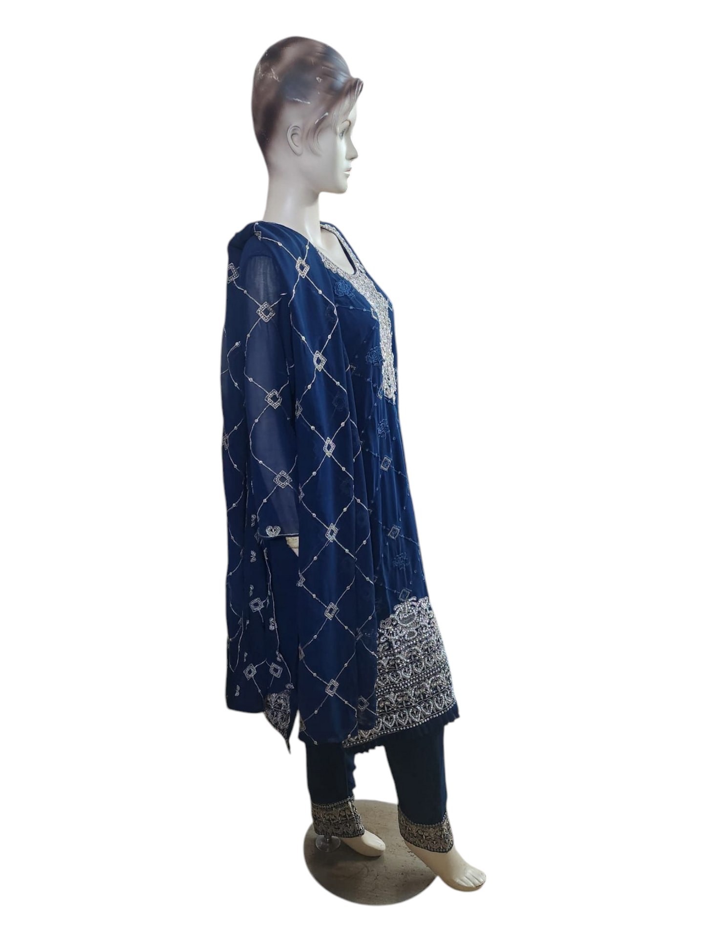 Navy Salwar Kameez