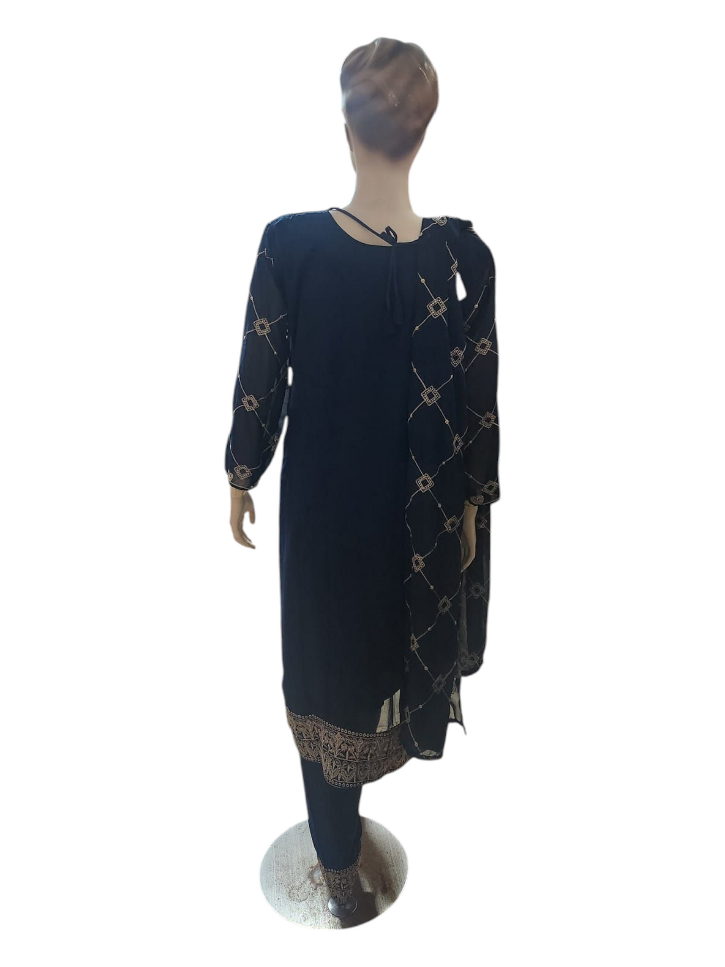 Navy Salwar Kameez