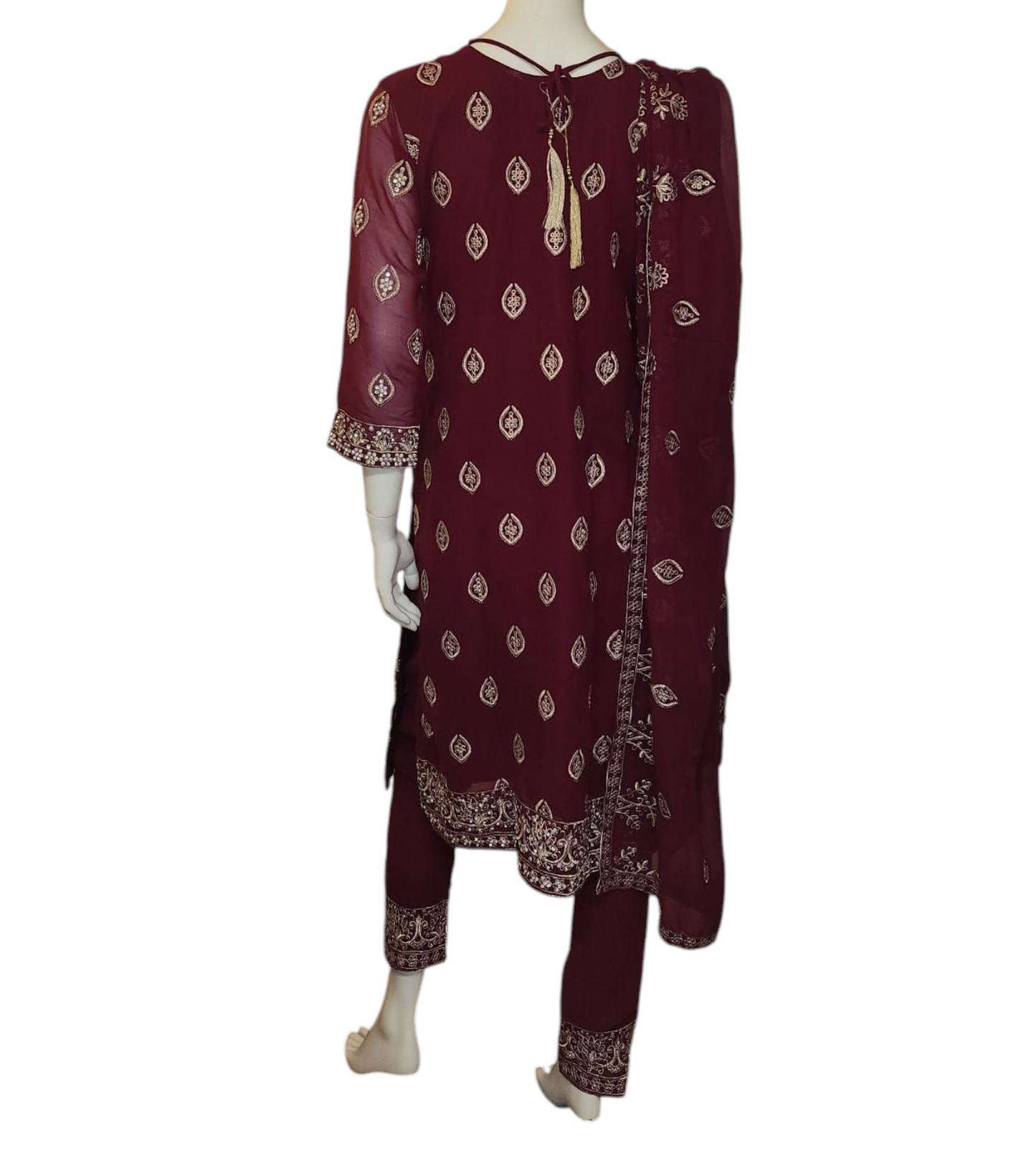 Ruby Red Salwar Kameez
