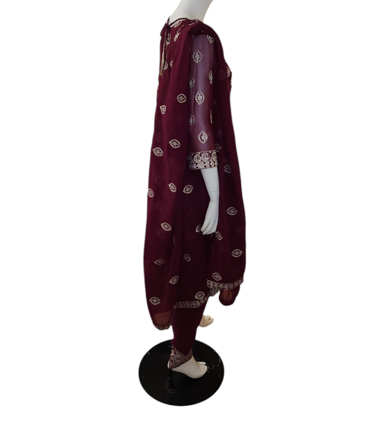 Ruby Red Salwar Kameez
