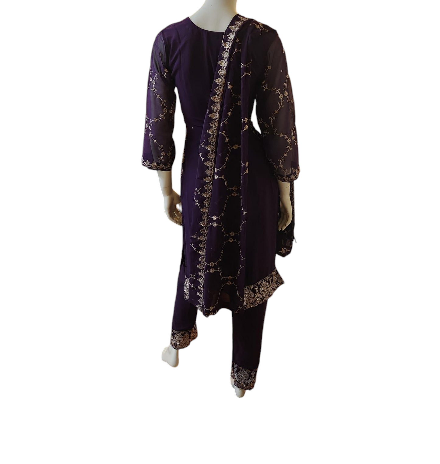 Purple Salwar Kameez