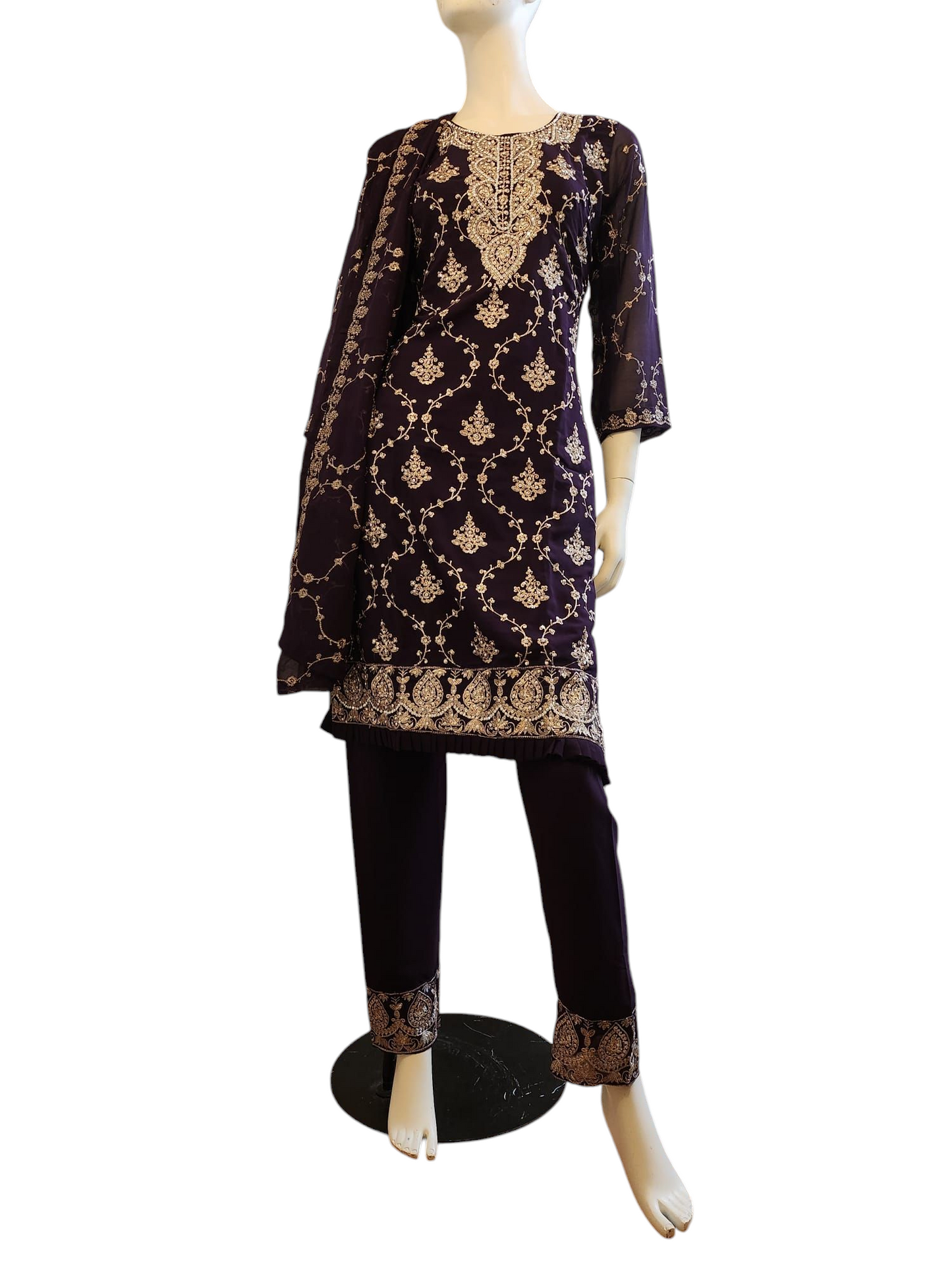 Purple Salwar Kameez