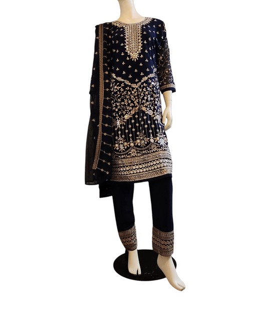 Midnight Navy Kameez