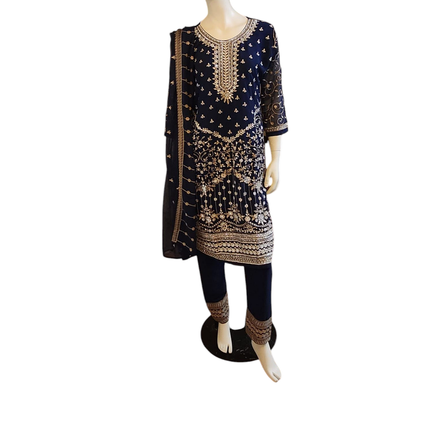 Midnight Navy Kameez