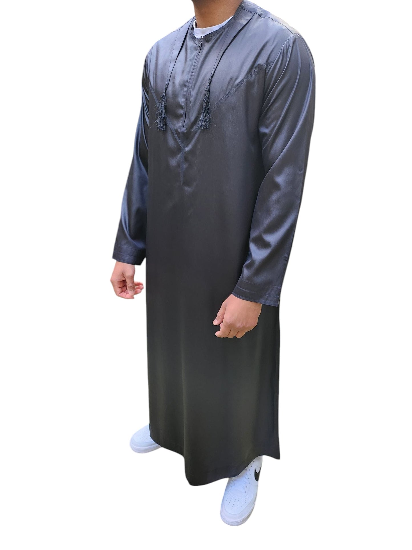 Jet Black Raif London Thobe