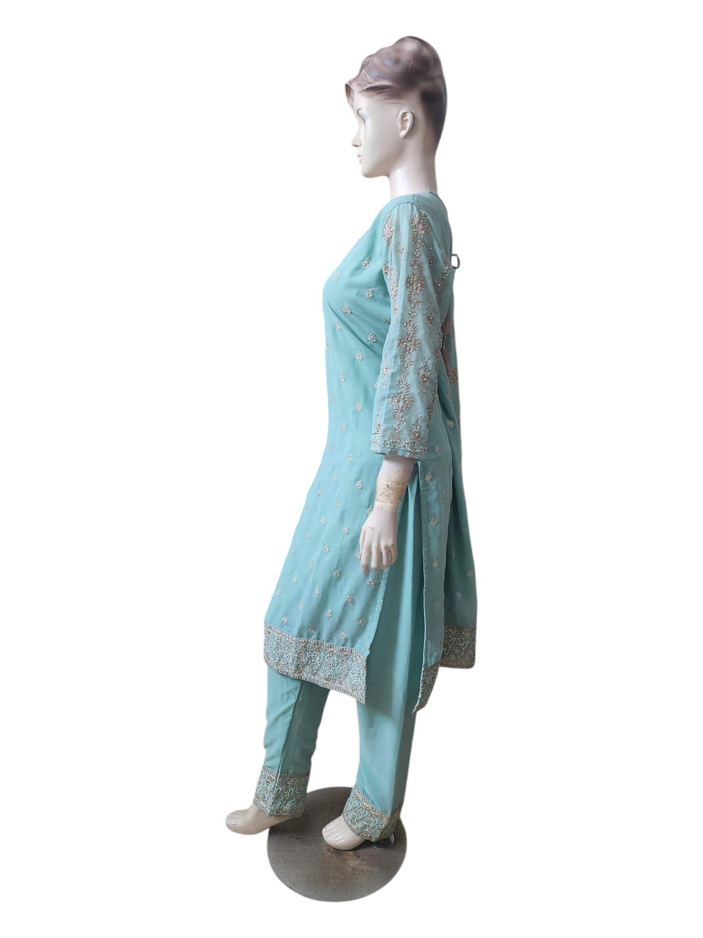 Mint Green Salwar Kameez