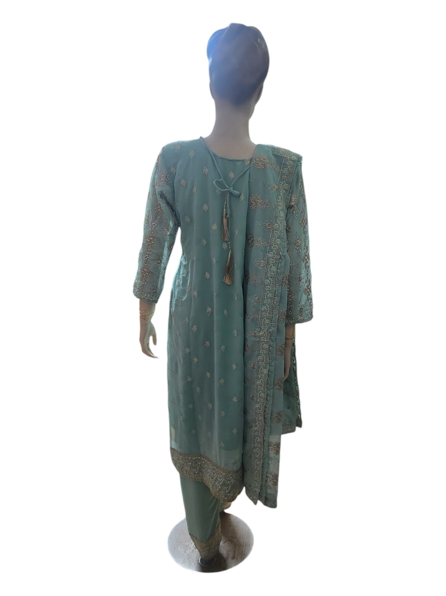 Mint Green Salwar Kameez