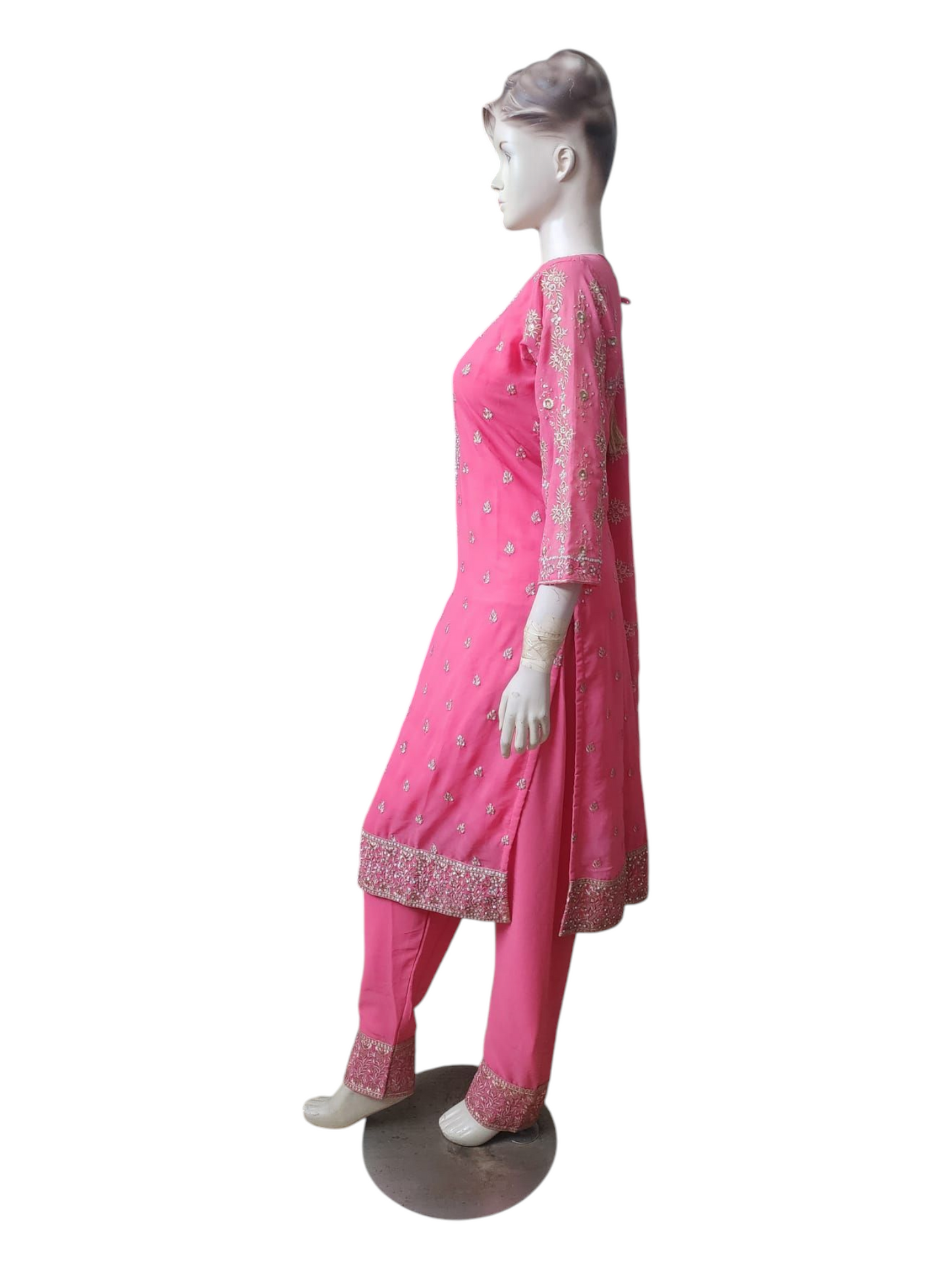 Bright Pink Salwar Kameez