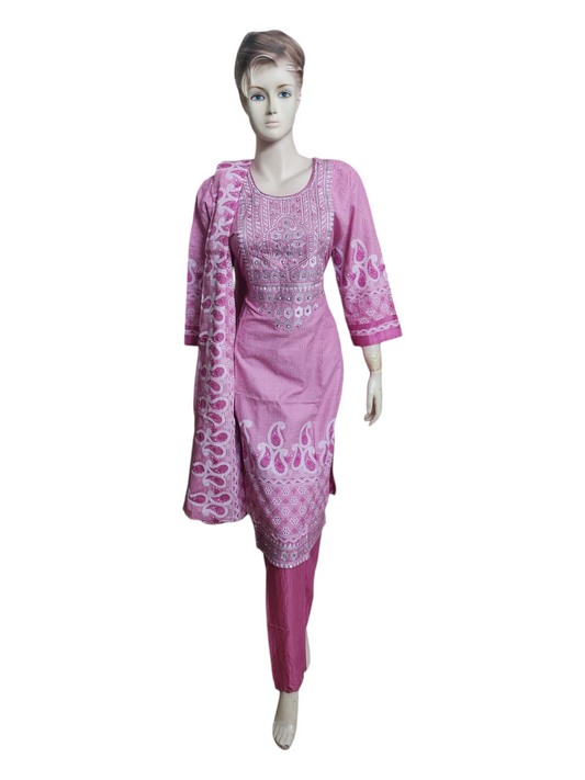 Baby Pink Salwar Kameez