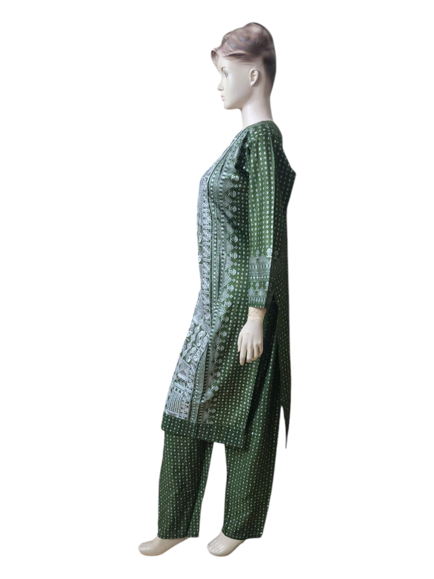 Mendhi Green Salwar Kameez