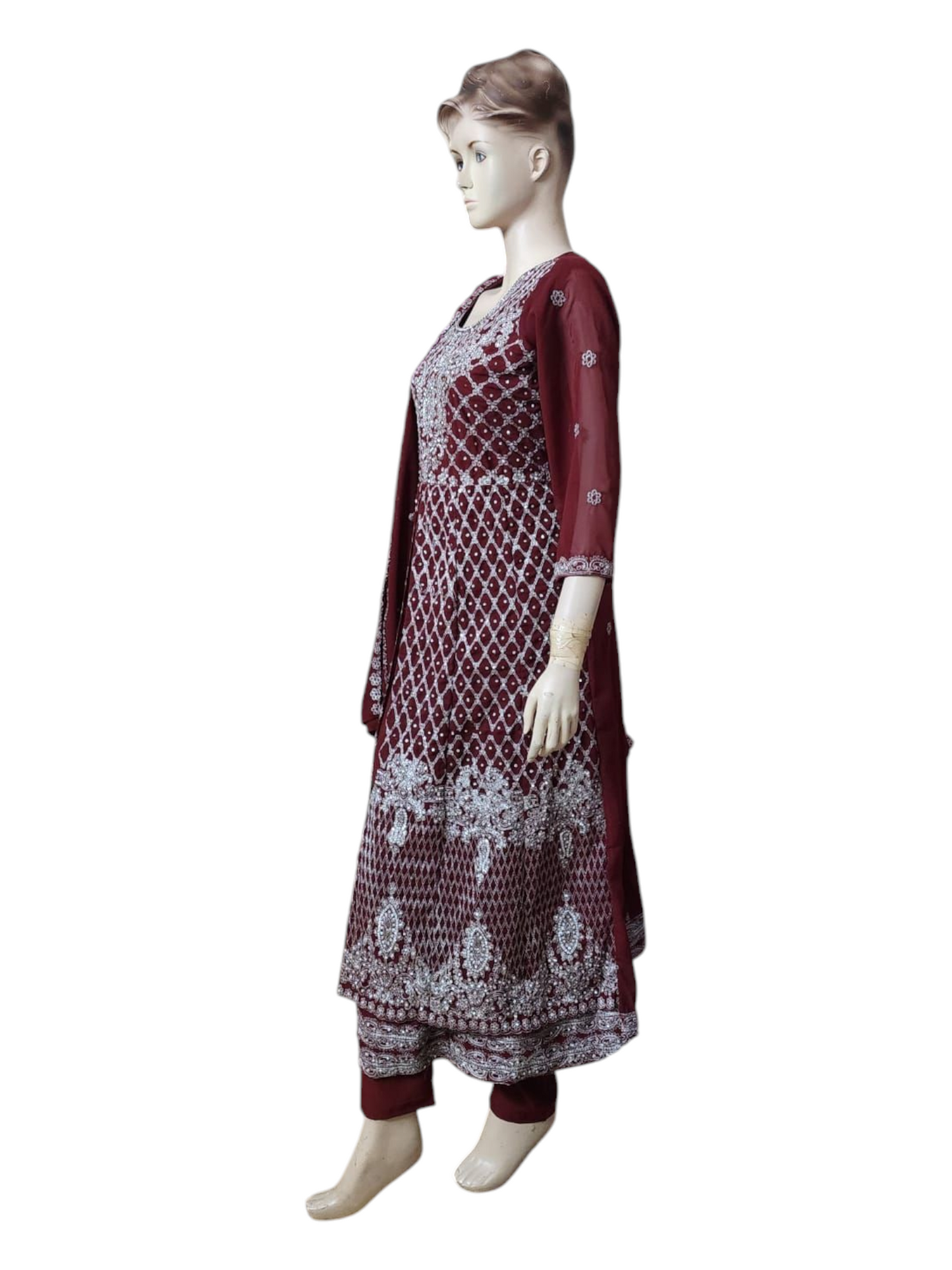 Deep Red Long Dress