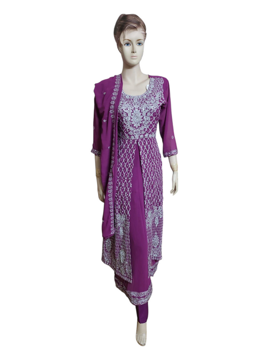 Bright Fuschia Long Dress
