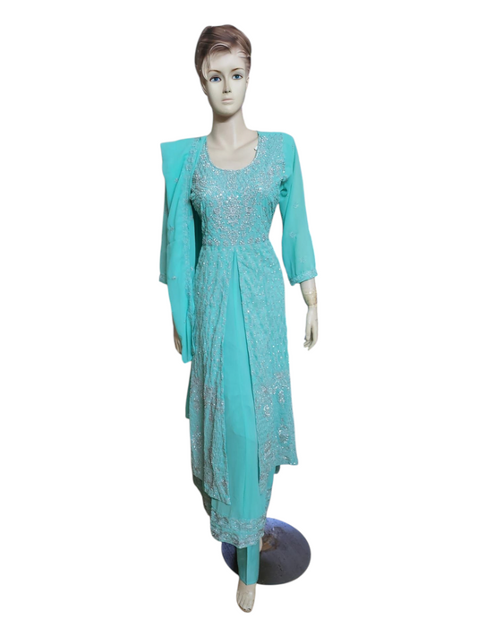 Mint Green Long Dress