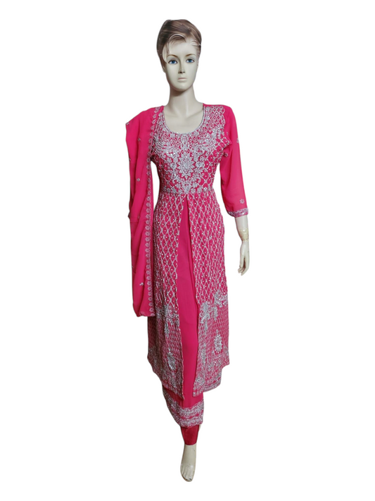 Hot Pink Long Dress
