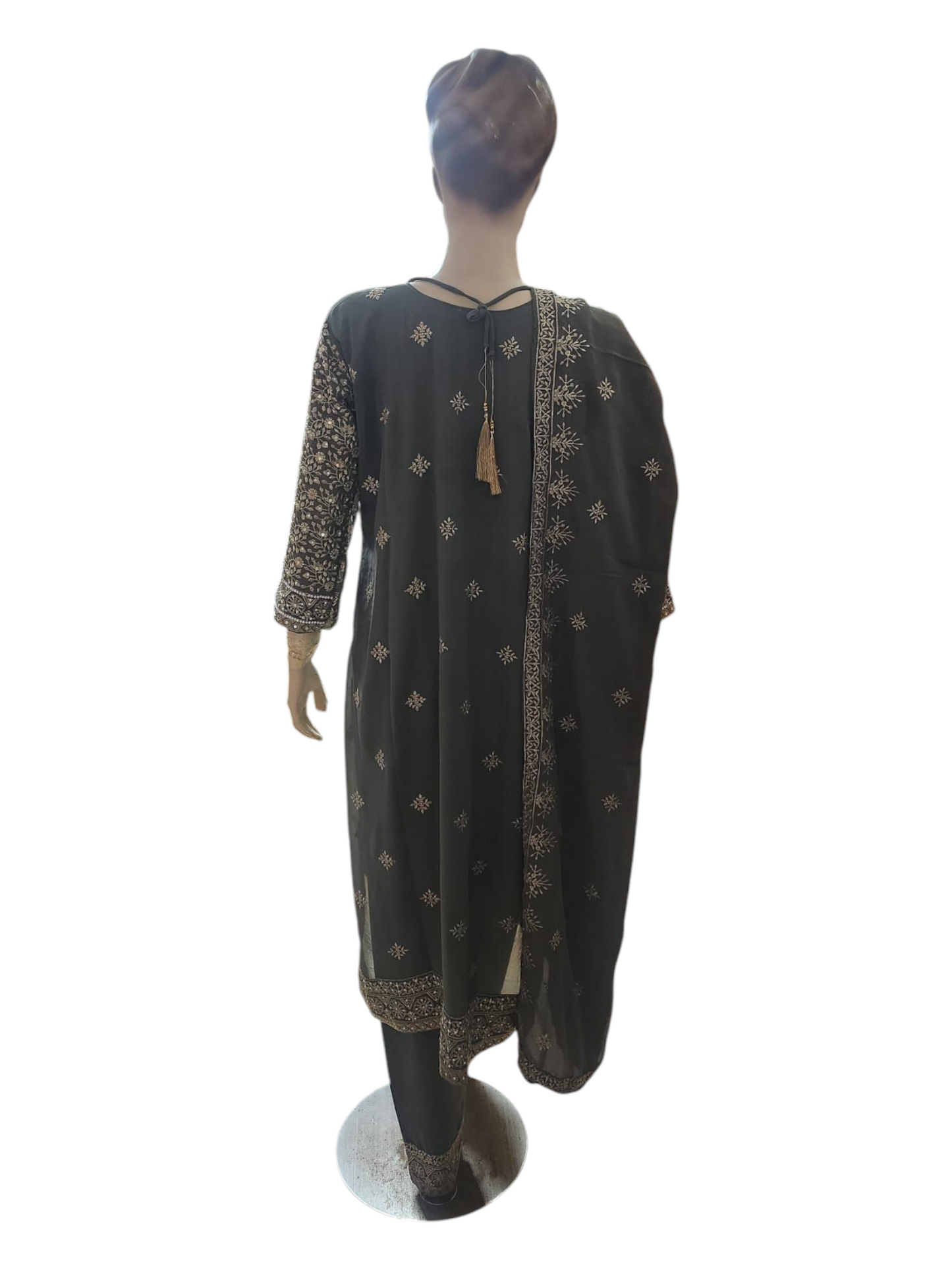 Grey & Silver Salwar Kameez