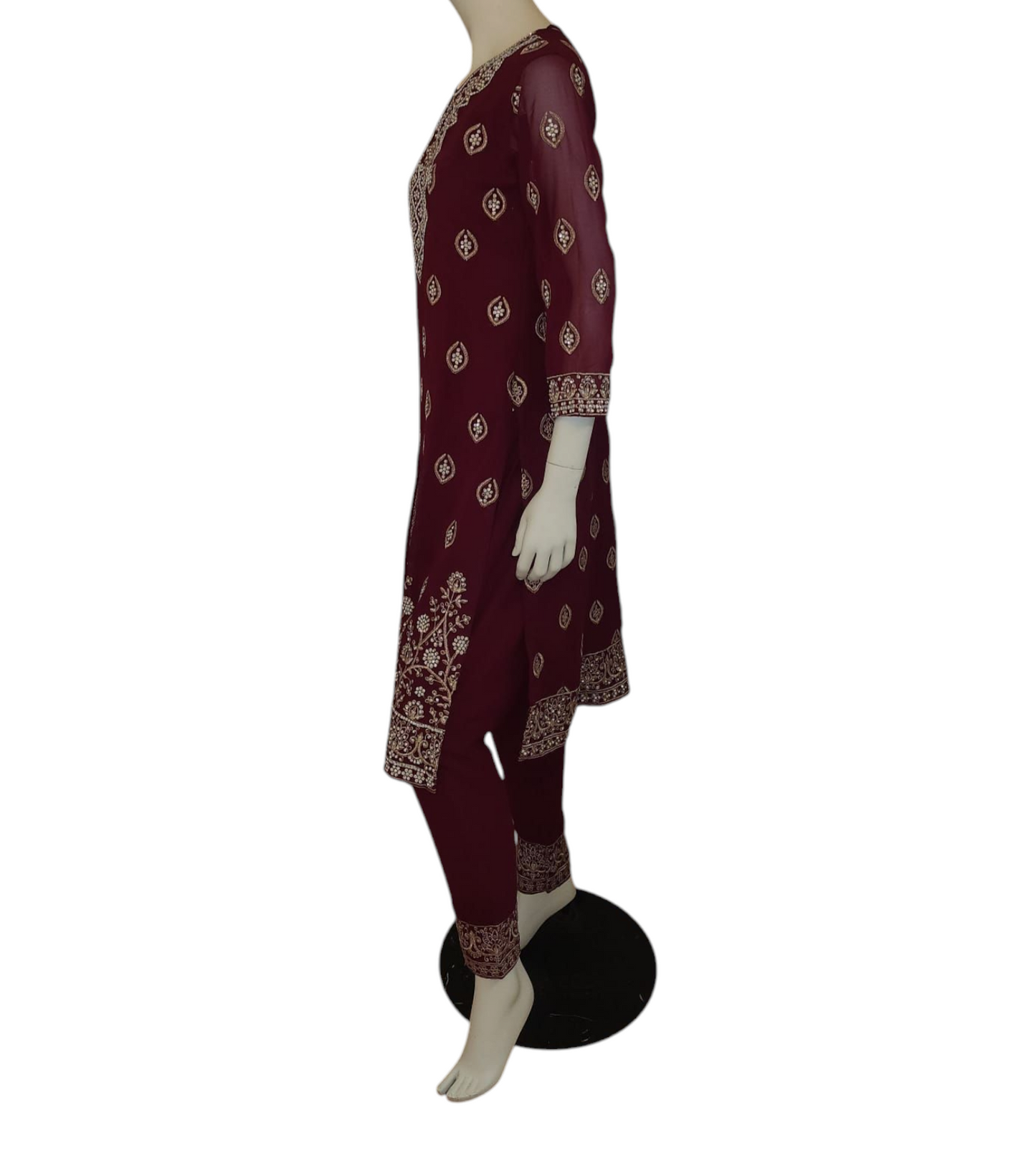 Ruby Red Salwar Kameez
